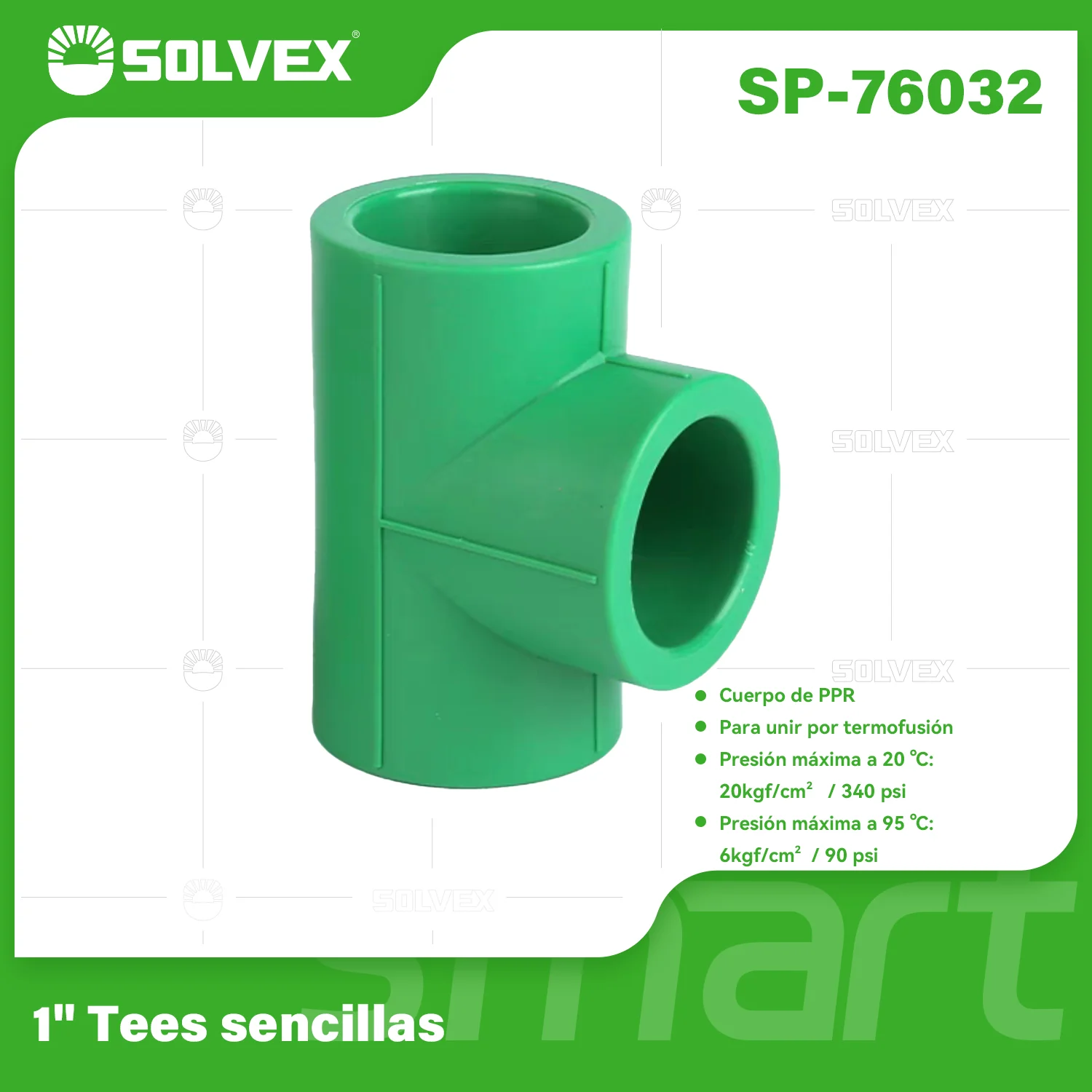 Tees PPR. Conectores En T Para Tuberías De Agua. Uniones Termofusión. - Image 4
