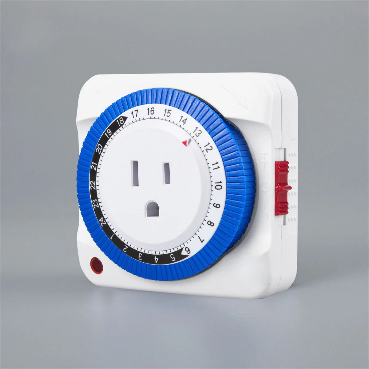 Temporizador Mecánico Programable 24H 16A. Reloj Automático Para Enchufe Timer
