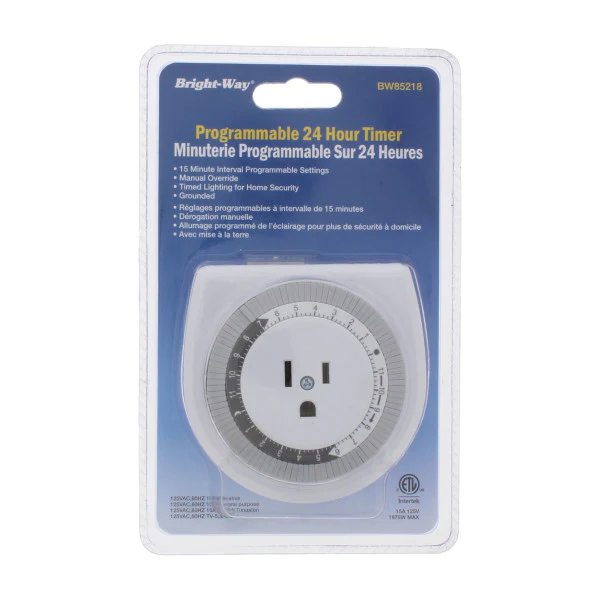Temporizador Timer De 3 Polos Manual De Energia Programable De 24 Horas Noche Y Dia - Image 5