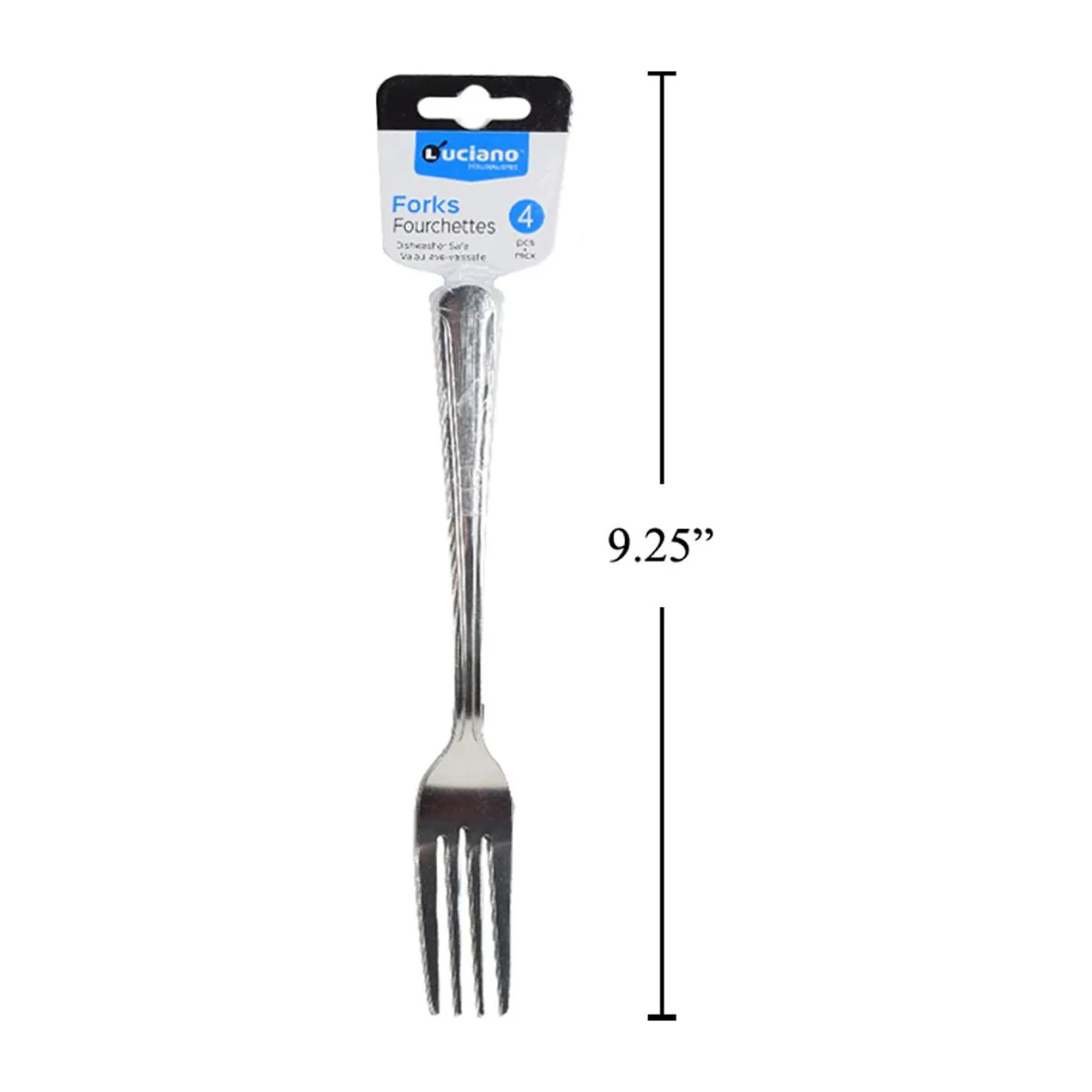 Tenedor Luciano De 4 Pzs, 7 " Acero Inoxidable - Image 4