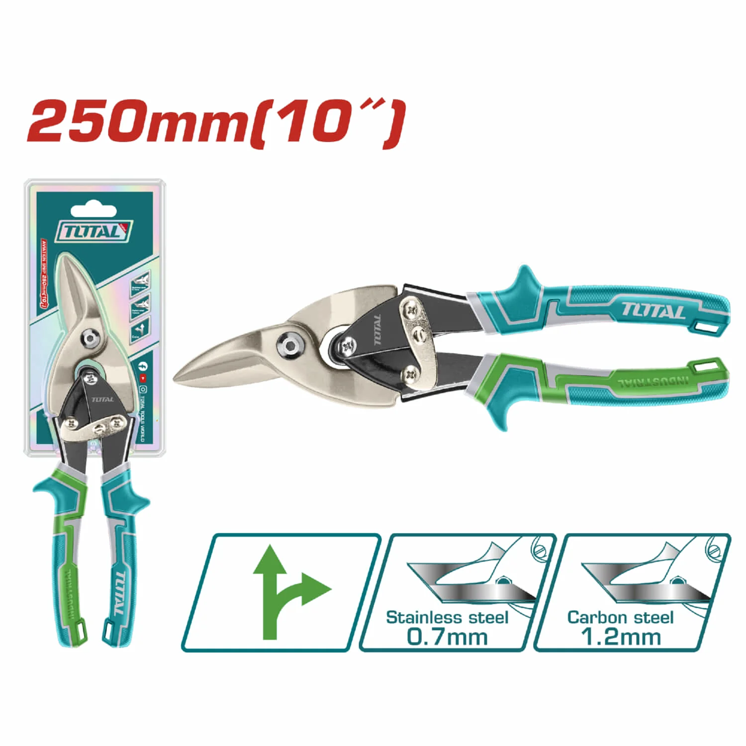 Tijera De Aviador Derecha 250Mm(10")