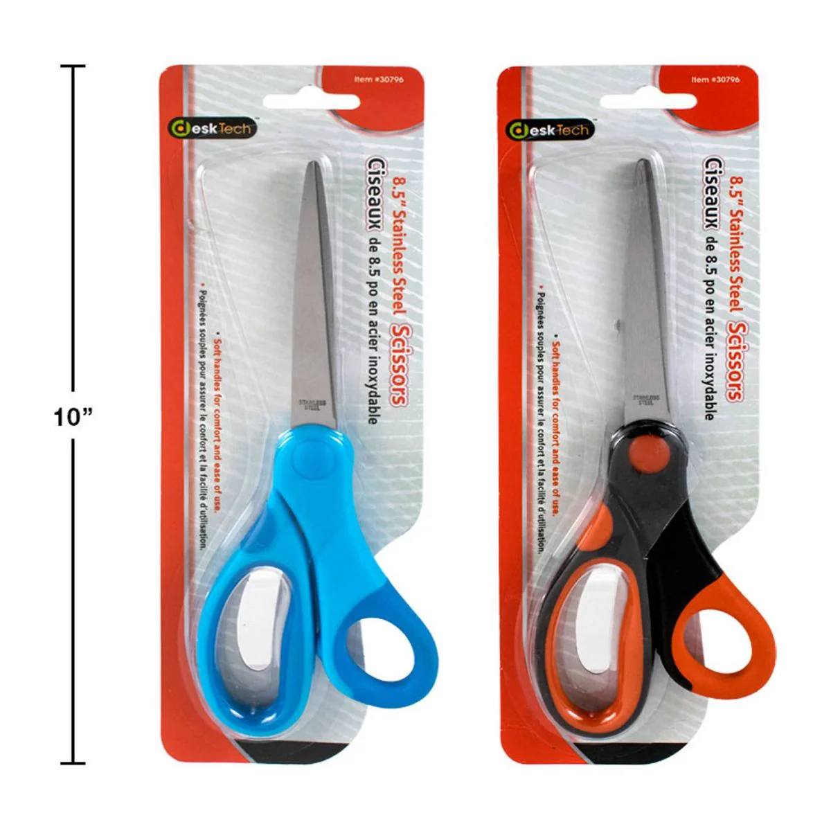 Tijeras Desk Tech 8.5 "S / S (1Pza) (Viene En Colores Variados Al Azar) - Image 3
