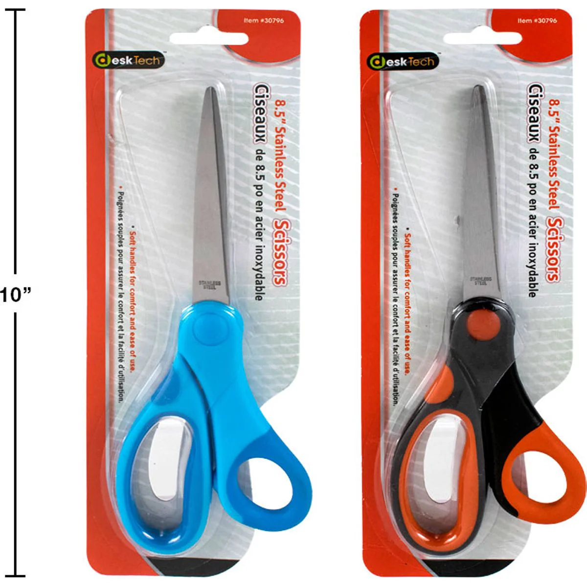 Tijeras Desk Tech 8.5 "S / S (1Pza) (Viene En Colores Variados Al Azar) - Image 5