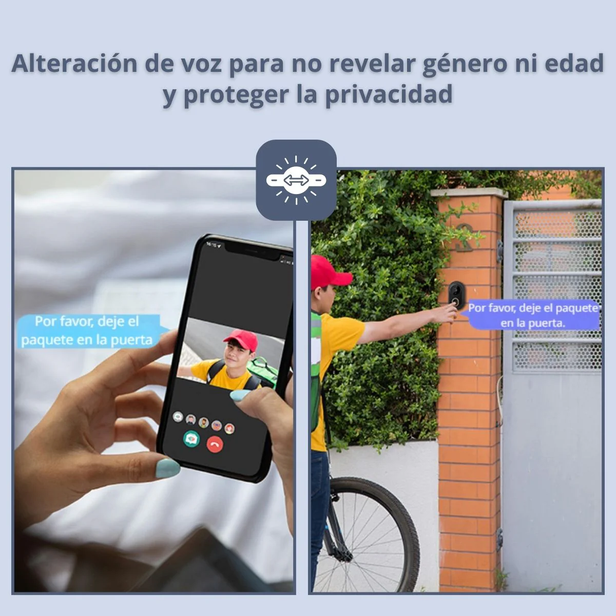 Timbre Inteligente Con Cámara Wifi Y Visión Nocturna E Intercomunicador A Prueba De Agua IP65. - Image 2
