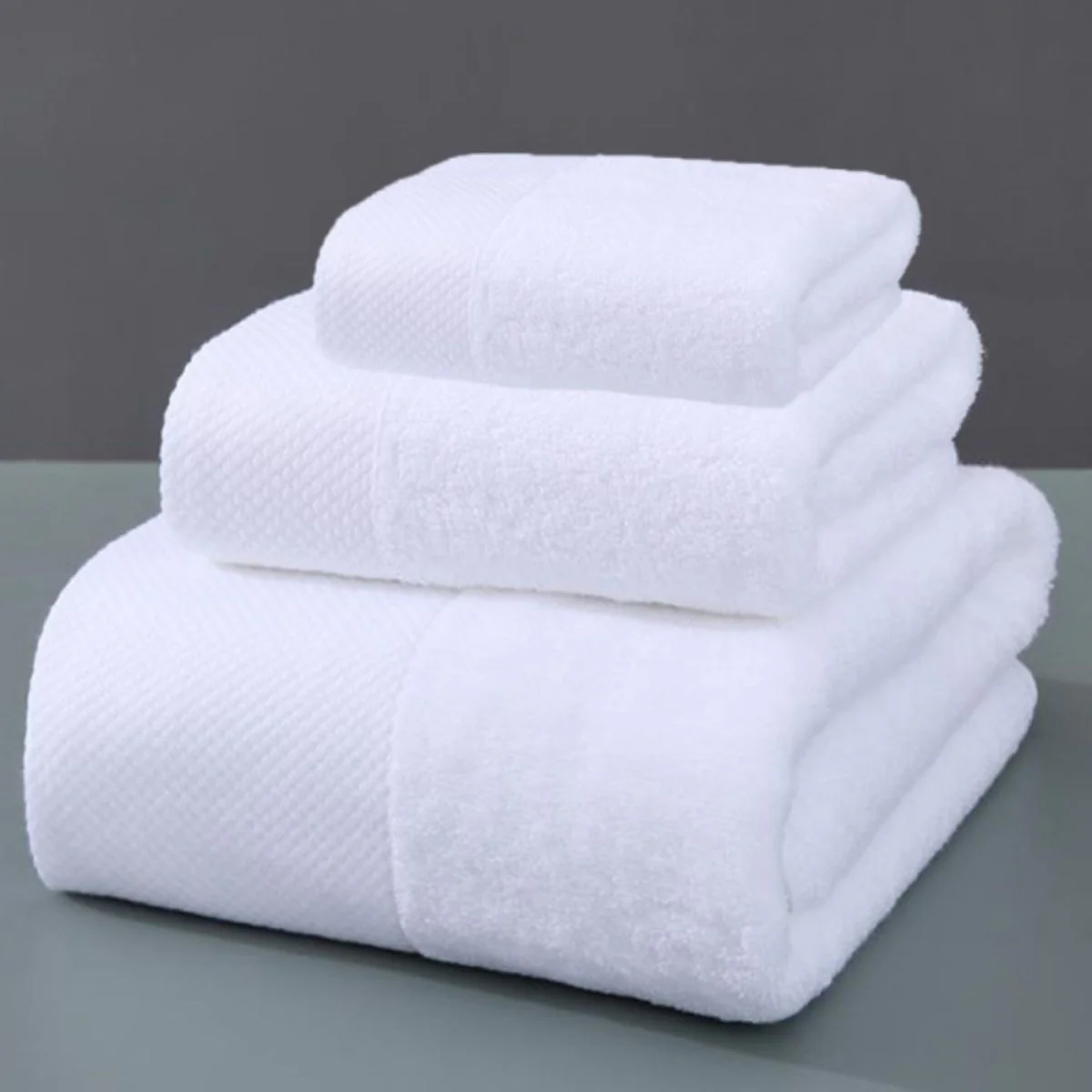 Toallas Para Baño De Algodón Puro. Suaves, Absorbentes Y De Calidad Hotelera. Color Blanco. - Image 6