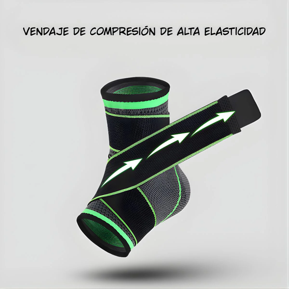 Tobillera De Compresión Con Correas Ajustables (Talla M). Soporte Para Tobillo. Ideal Deportes Y Esguinces. Unidad. - Image 3