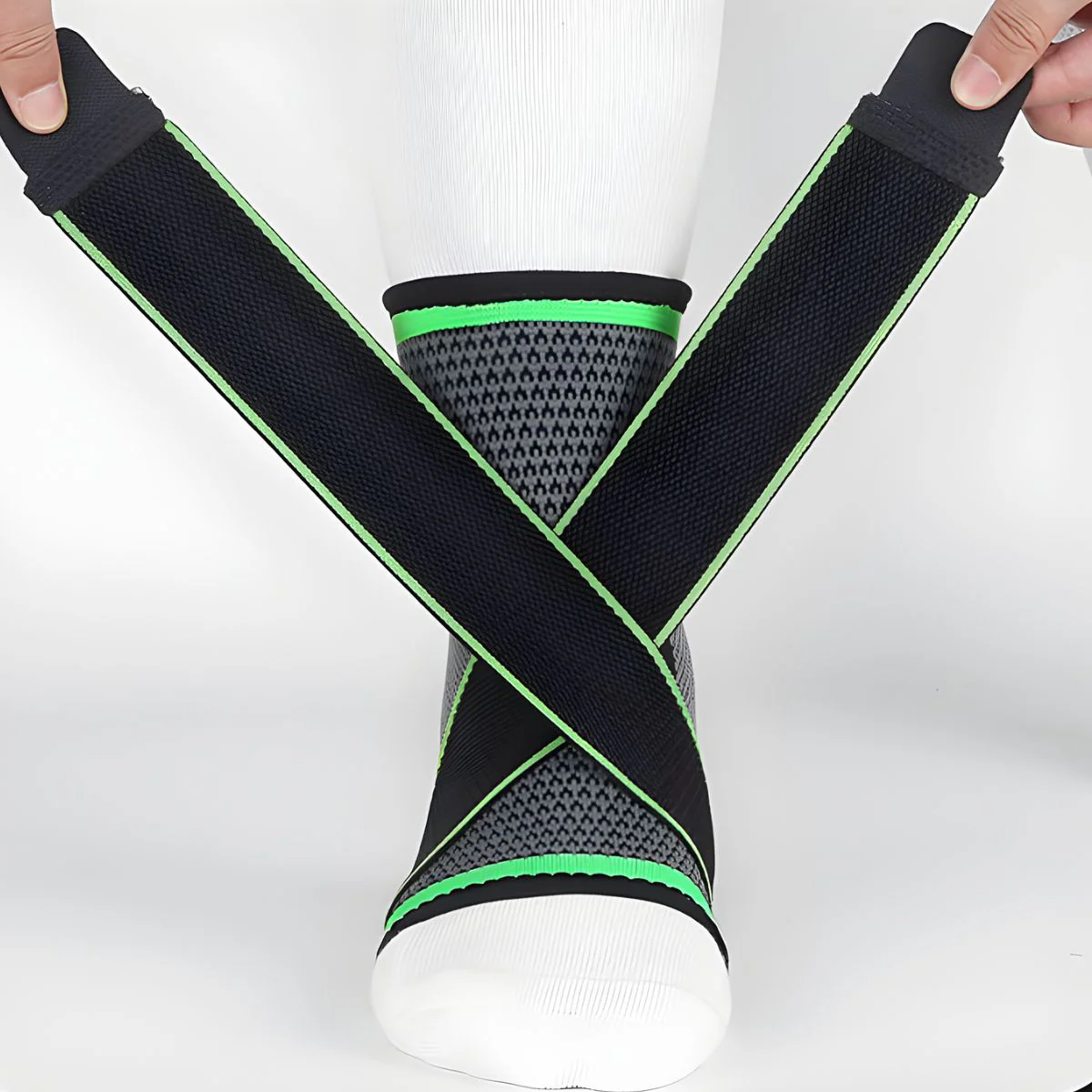 Tobillera De Compresión Con Correas Ajustables (Talla M). Soporte Para Tobillo. Ideal Deportes Y Esguinces. Unidad. - Image 4