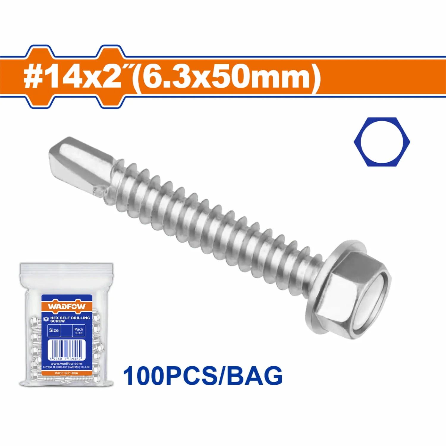 Tornillos Autoperforantes Hexagonales. Zincado. - Image 11