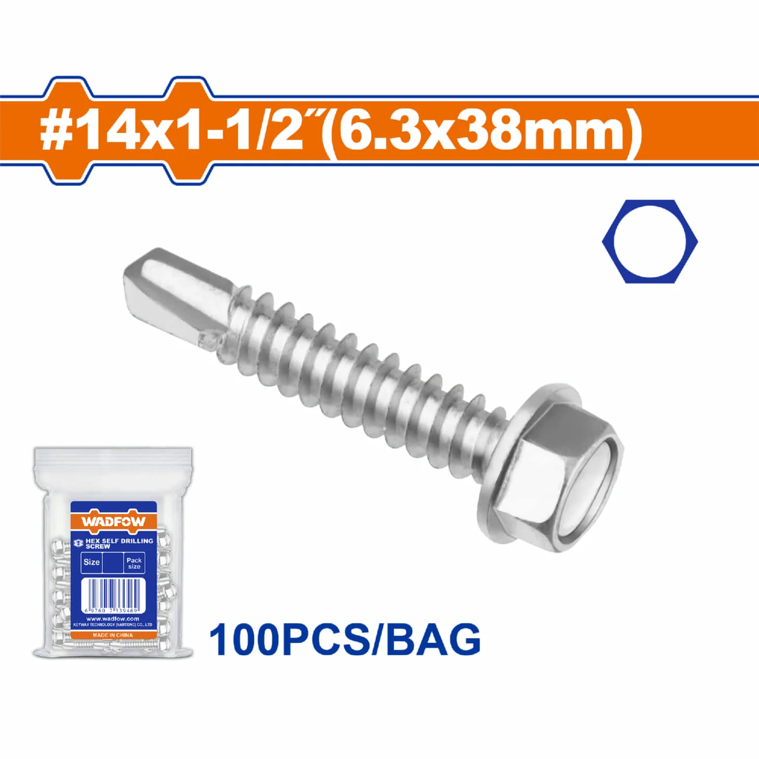Tornillos Autoperforantes Hexagonales. Zincado. - Image 9