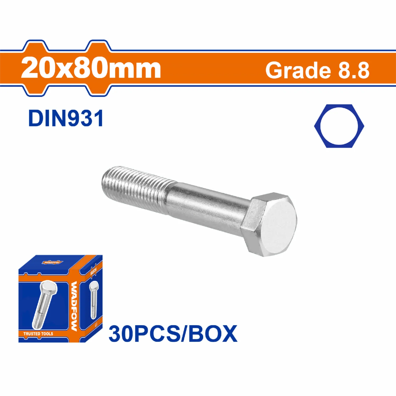 Tornillos Hexagonales  Rosca Completa. Grado 8.8 Galvanizado. Pernos Hexagonales - Image 9