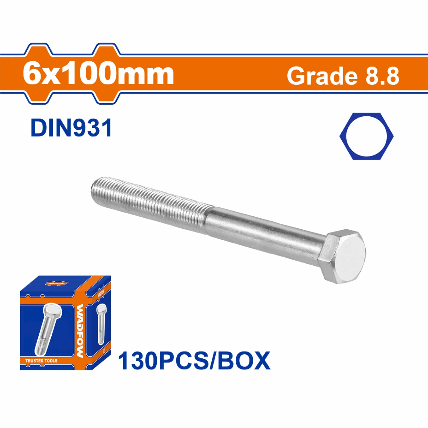 Tornillos Hexagonales  Rosca Completa. Grado 8.8 Galvanizado. Pernos Hexagonales - Image 14