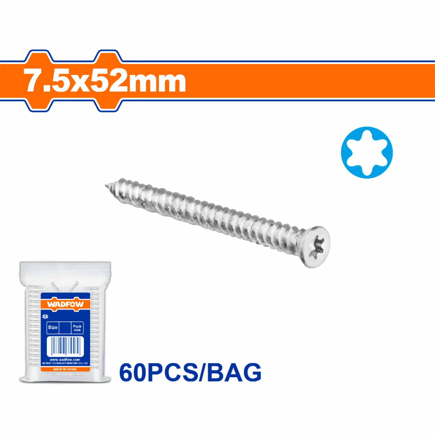 Tornillos Para Concreto. Cabeza Avellanada Y Punta Torx. Acabado Galvanizado. - Image 3