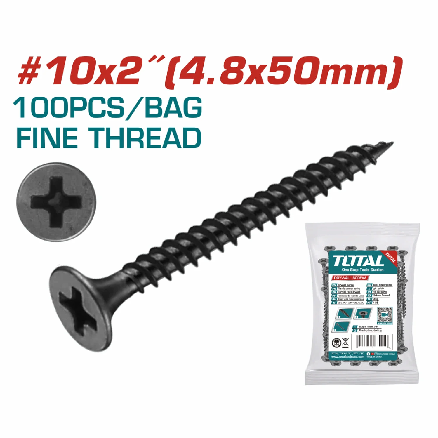 Tornillos Para Gypsum (Yeso) Rosca Fina. Fosfatizado. Phillips. - Image 13