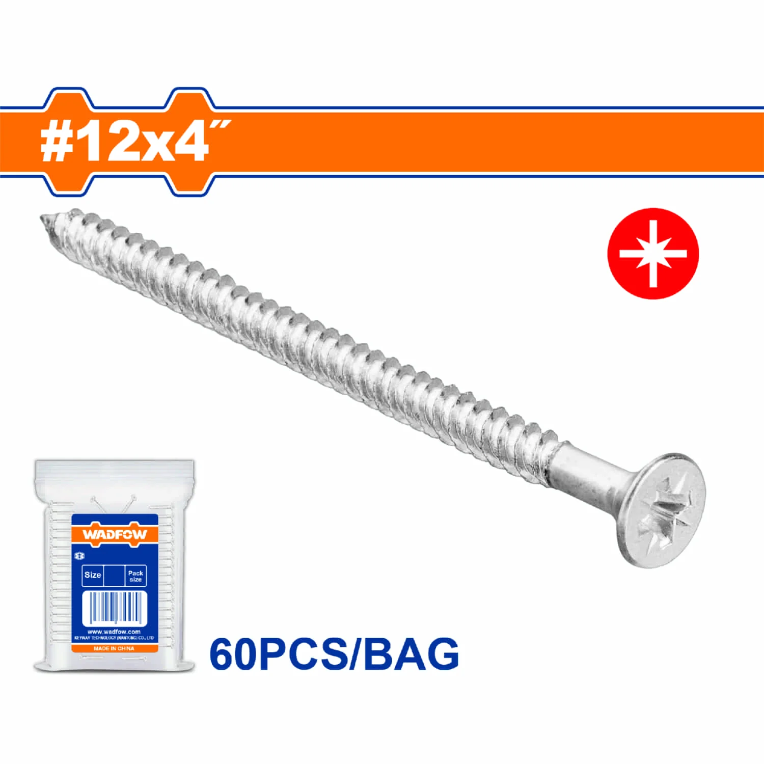Tornillos Para Madera Cabeza Avellanada Y Punta Fina. Acabado Zinc - Image 11