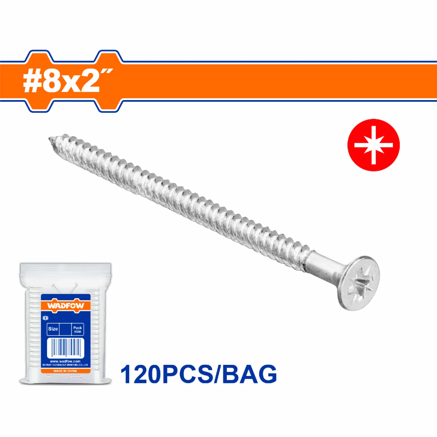 Tornillos Para Madera Cabeza Avellanada Y Punta Fina. Acabado Zinc - Image 6