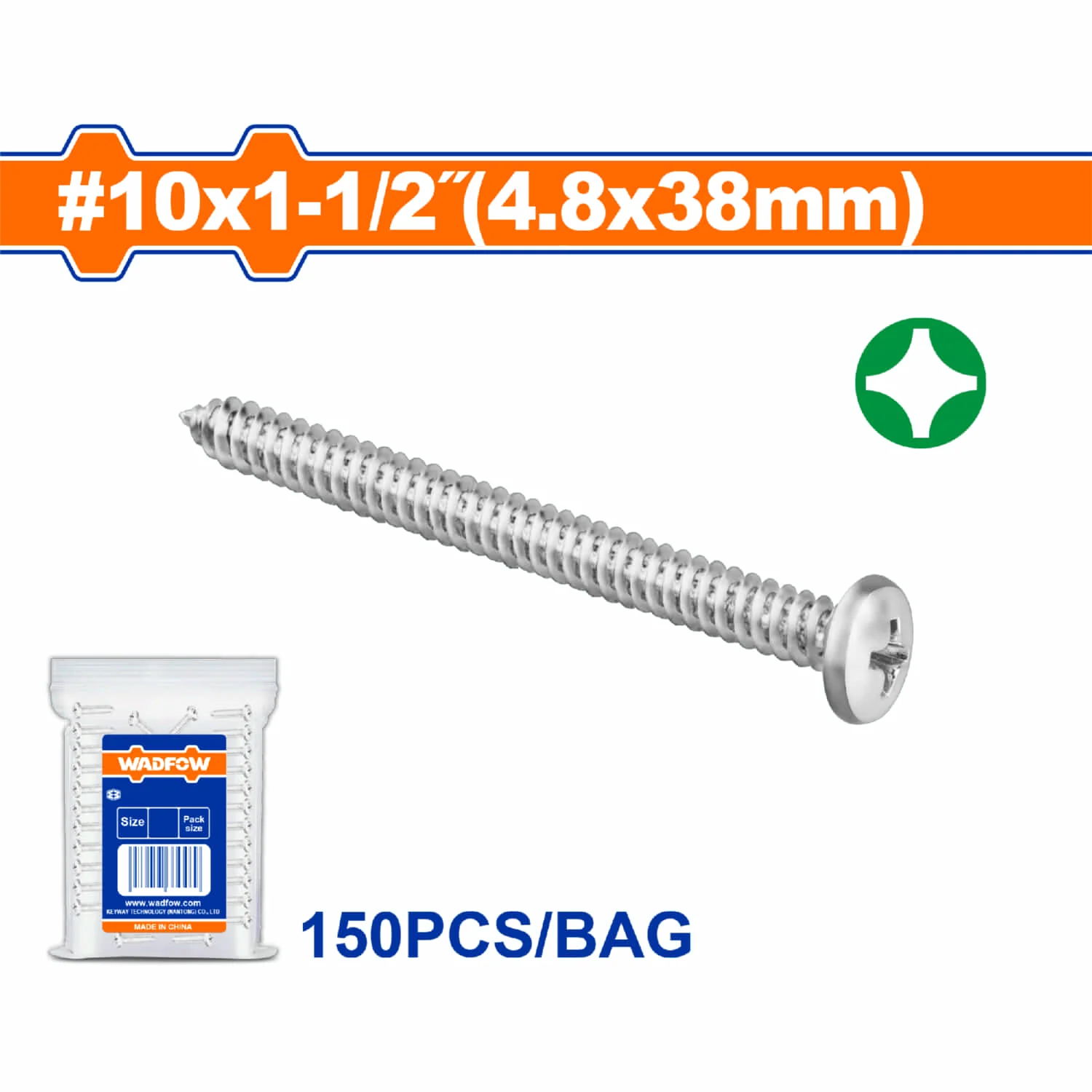 Tornillos Para Madera Phillips Cabeza Redonda. Autorroscante. - Image 7