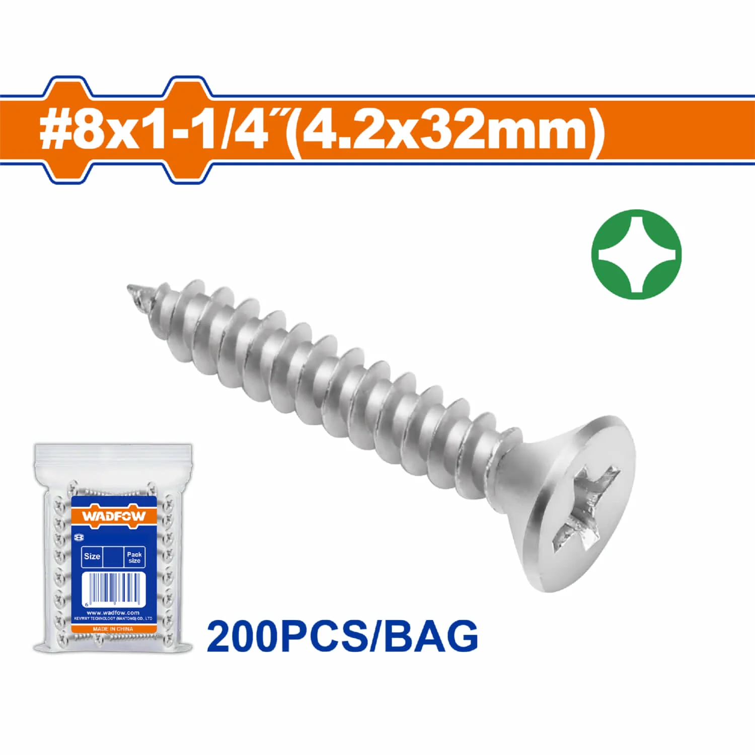 Tornillos Para Metal Phillips Cabeza Avellanada. Autorroscante. - Image 6