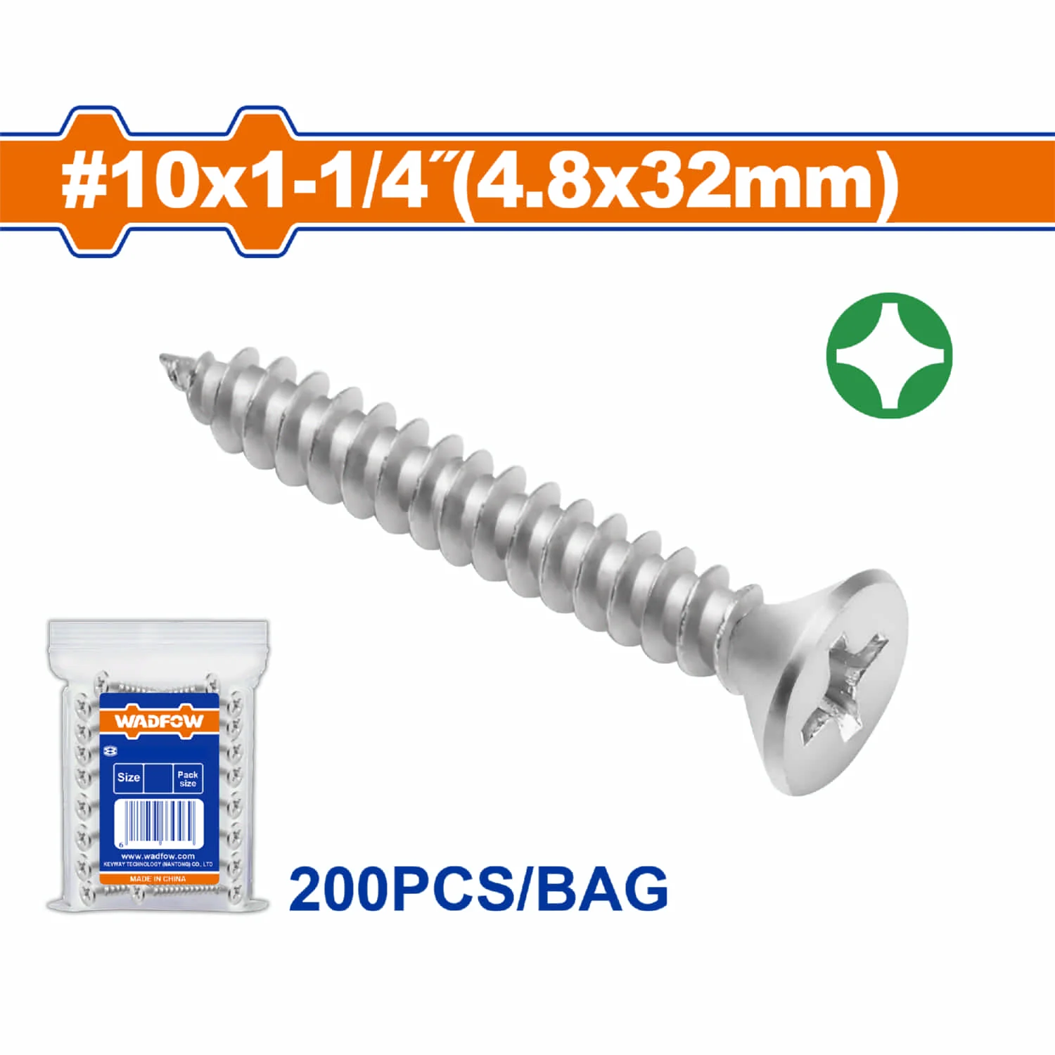 Tornillos Para Metal Phillips Cabeza Avellanada. Autorroscante. - Image 8