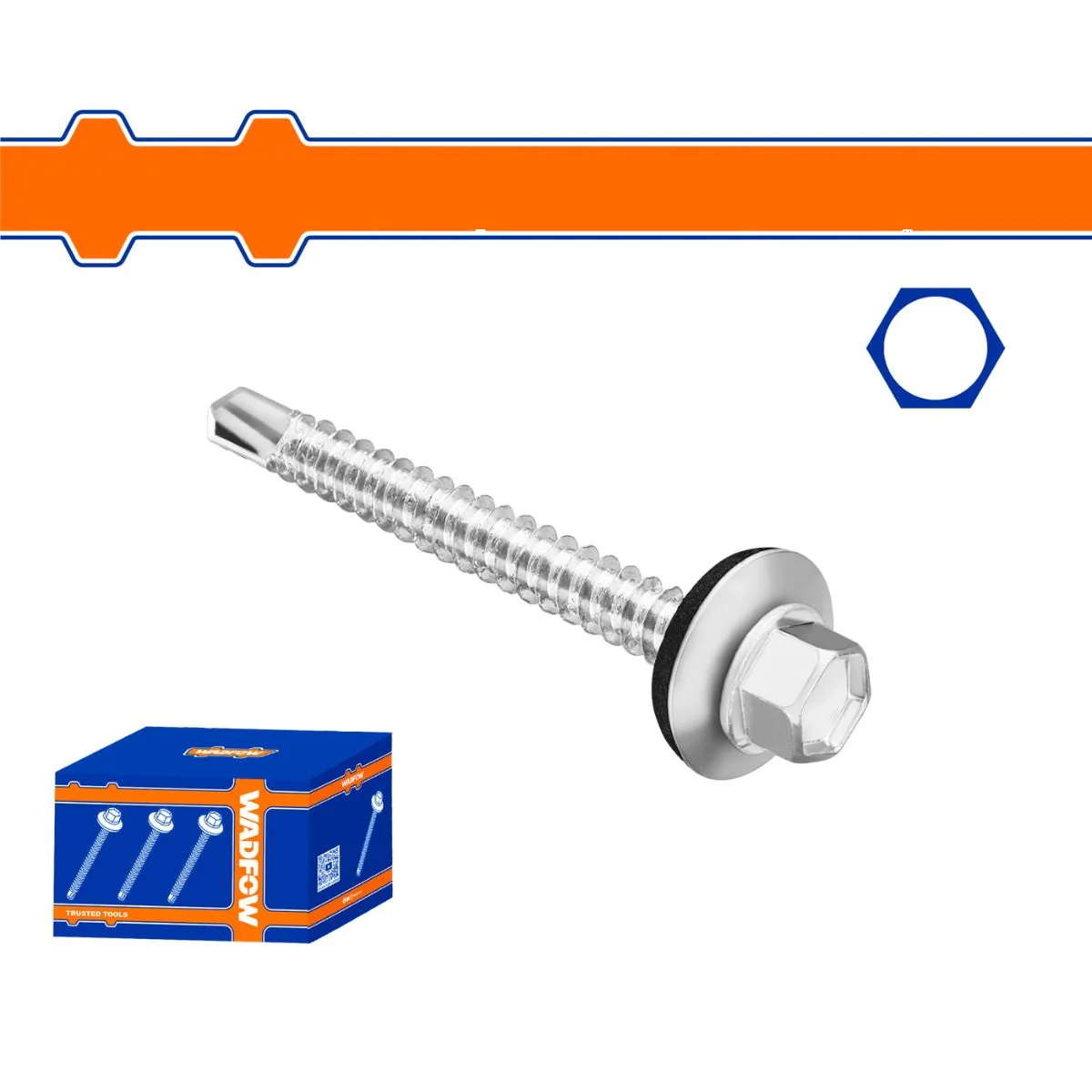 Tornillos Para Techo Hexagonal Autotaladrante Con Arandela De Goma. Zincado. - Image 2