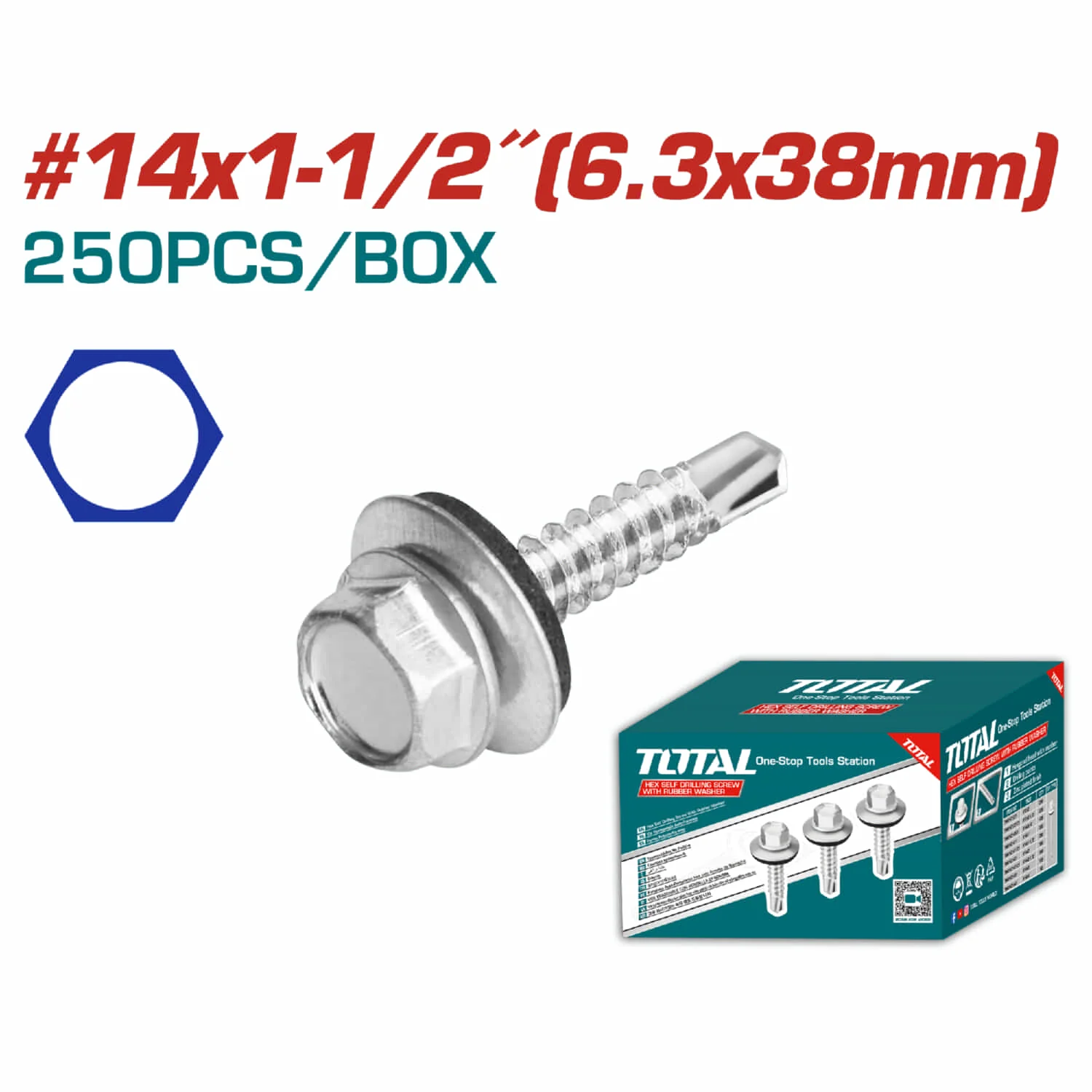 Tornillos Para Techo Hexagonal. Autotaladrante Con Arandela. Zincado. - Image 6