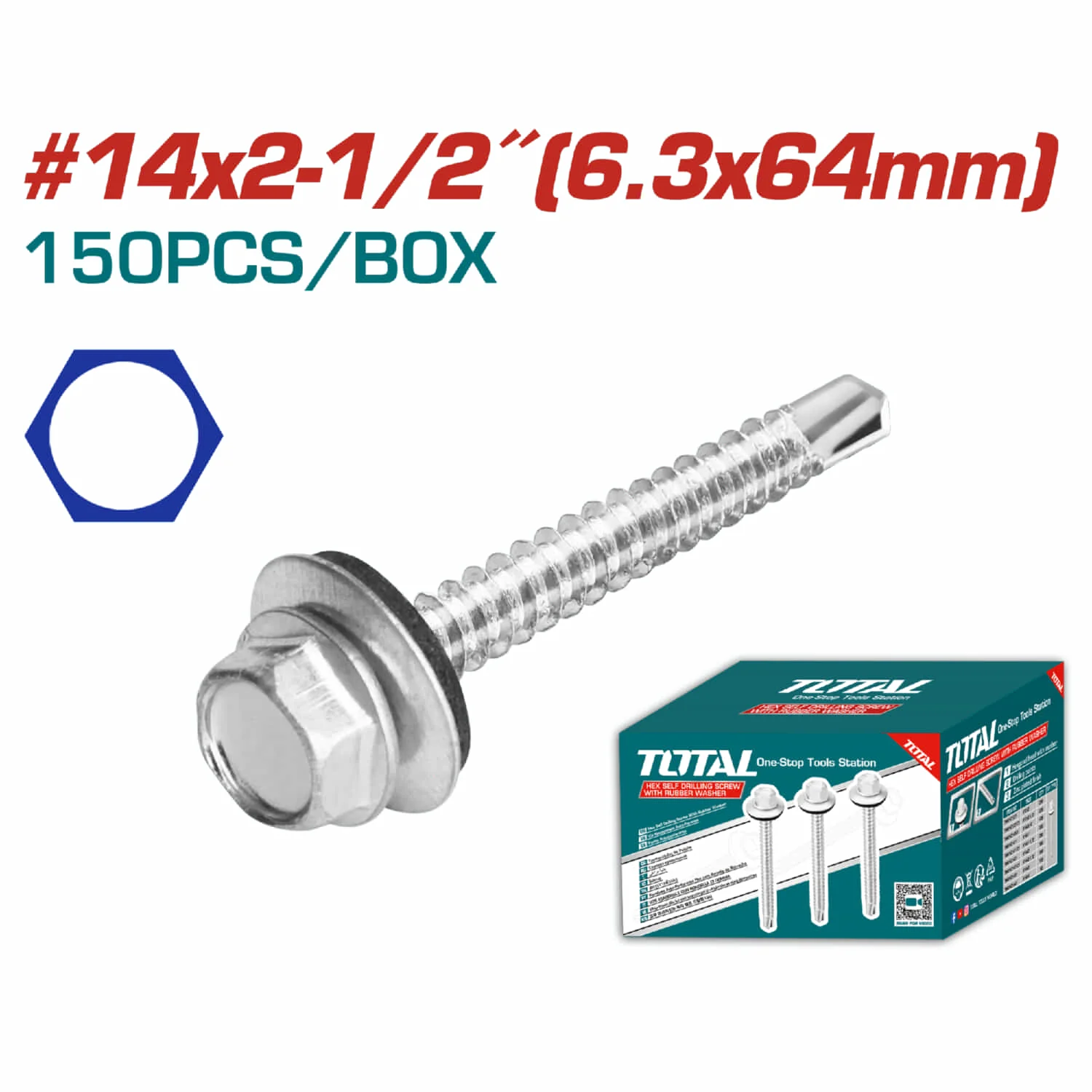 Tornillos Para Techo Hexagonal. Autotaladrante Con Arandela. Zincado. - Image 8