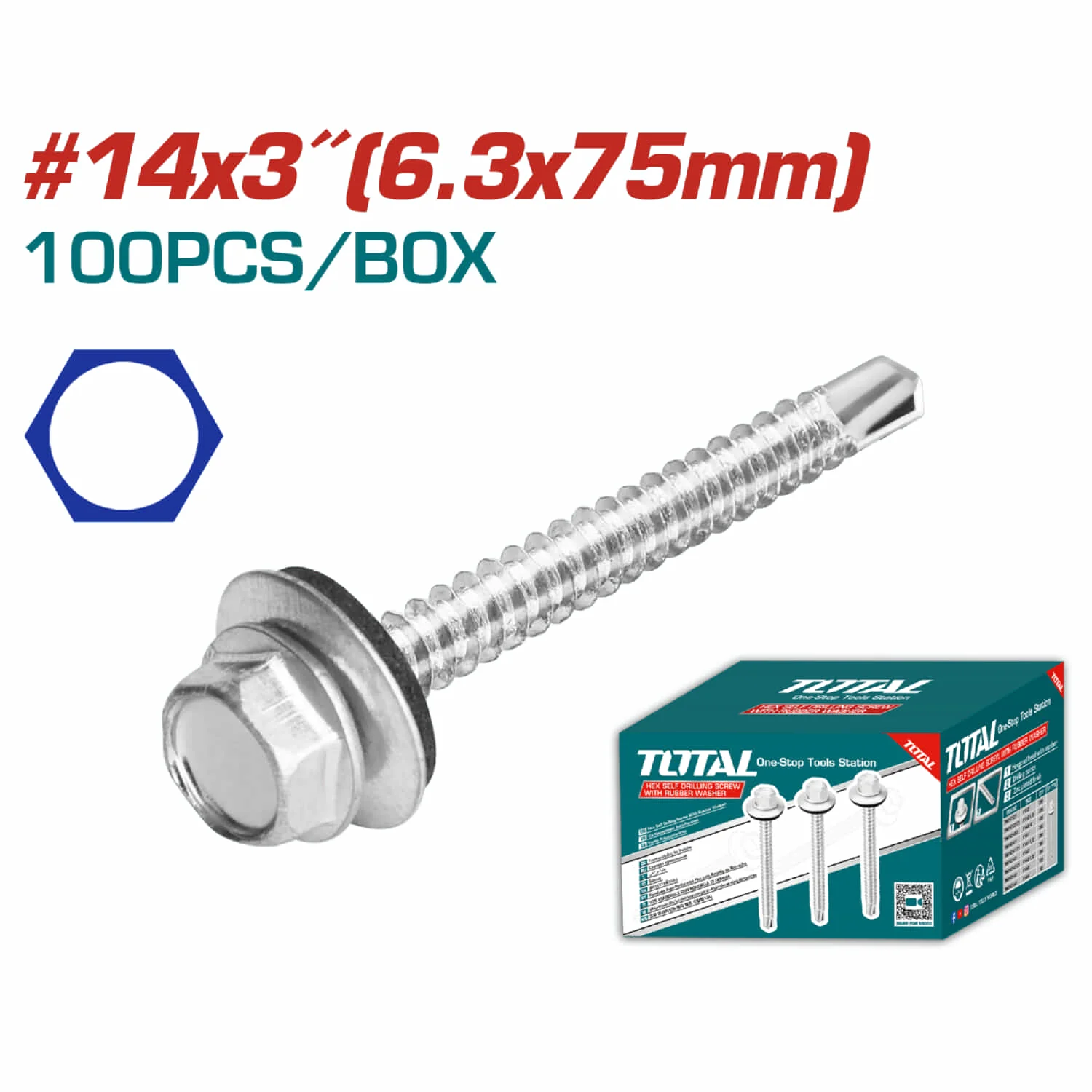 Tornillos Para Techo Hexagonal. Autotaladrante Con Arandela. Zincado. - Image 9
