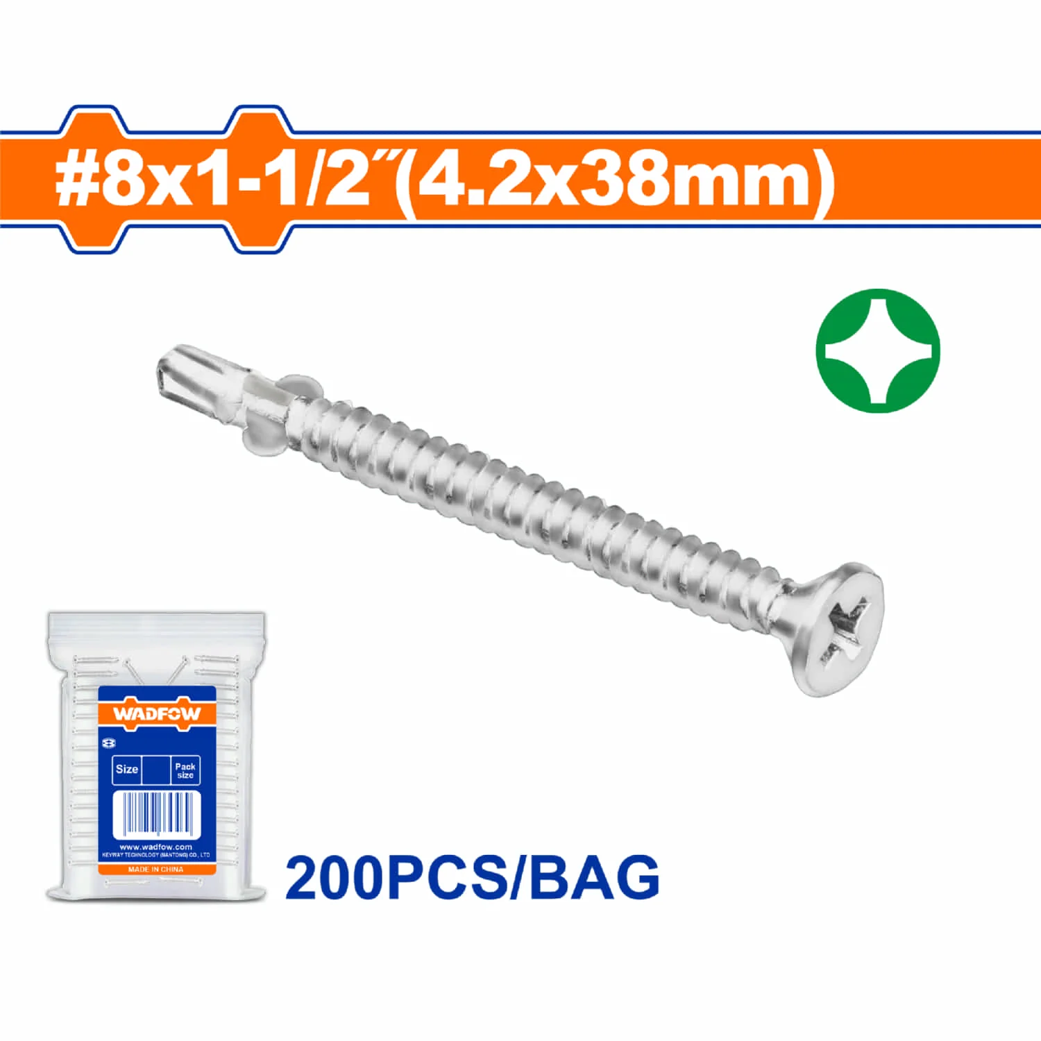 Tornillos Punta Broca Con Alas  Phillips. Acabado Zinc. Para Perforar. - Image 4