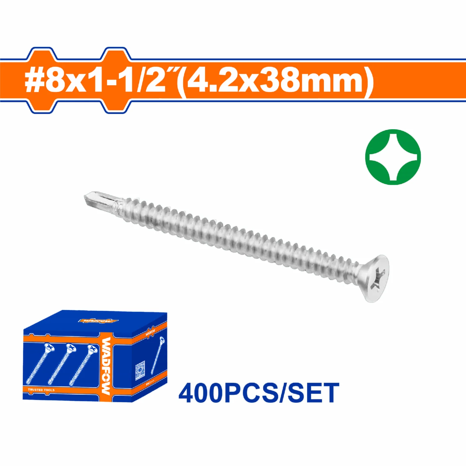 Tornillos Punta Broca  Phillips Avellanado. Acabado Zinc. Para Perforar - Image 10
