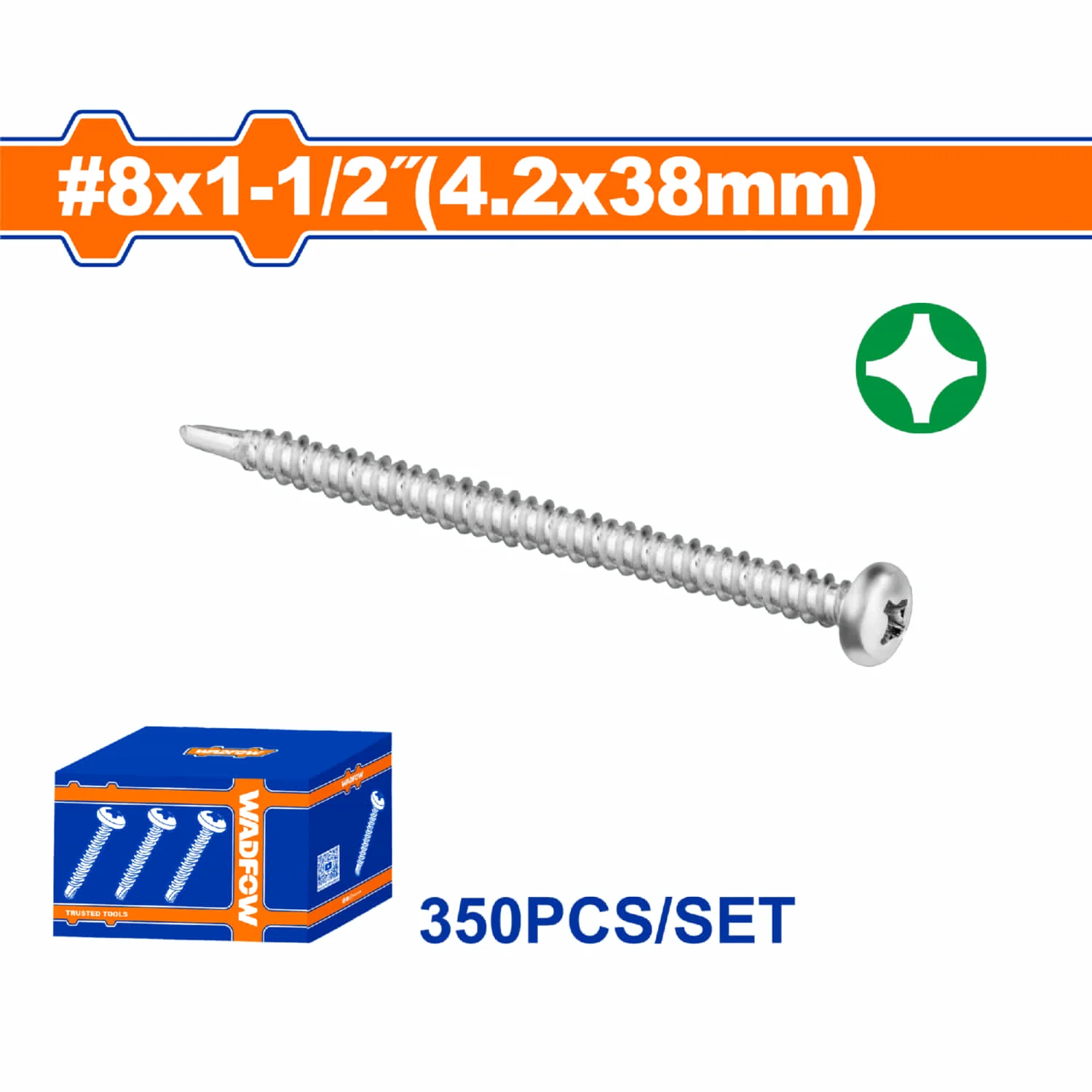 Tornillos Punta Broca  Phillips Avellanado. Acabado Zinc. Para Perforar - Image 11