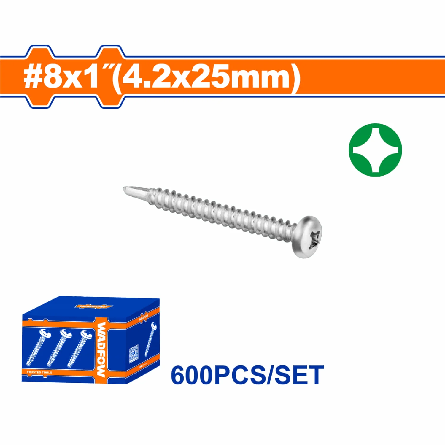 Tornillos Punta Broca  Phillips Avellanado. Acabado Zinc. Para Perforar - Image 7