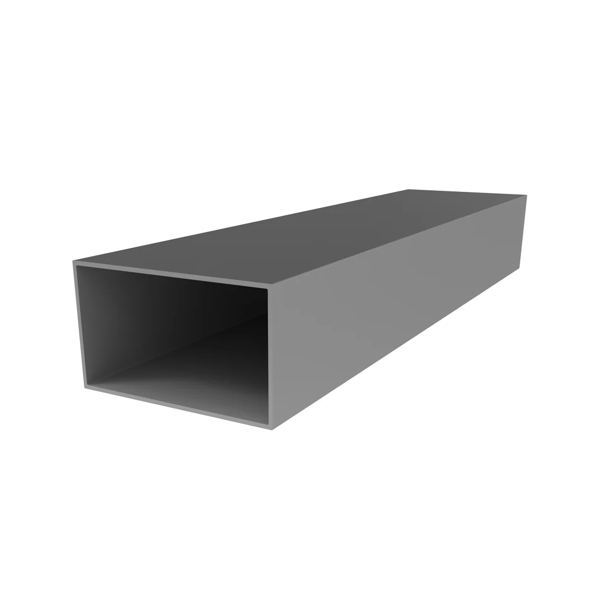 TR-11 Tubo Rectangular 3" X 1 3/4" Espesor 1.5 Mm. Largo 5.85 Mts. Acabado Anodizado Silver 15