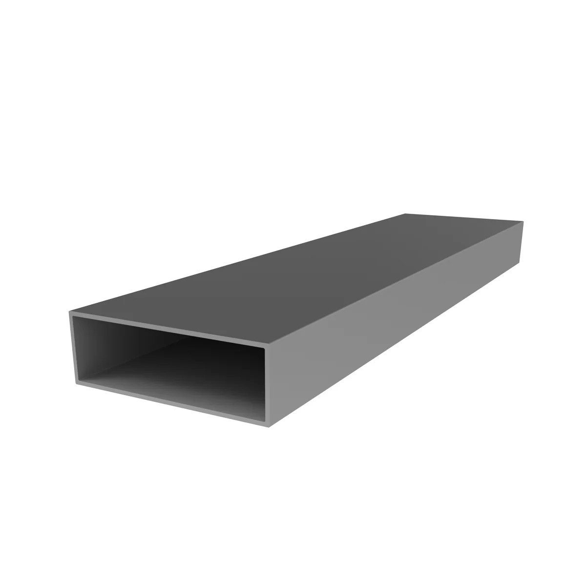 TR-7 Tubo Rectangular 3" X 1" Espesor 1.5 Mm. Largo 5.85 Mts. Acabado Anodizado Silver 15 M