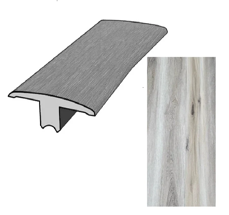 Transición Tipo T Para Piso SPC DE160 Madera Roble Crema 2400 Mm