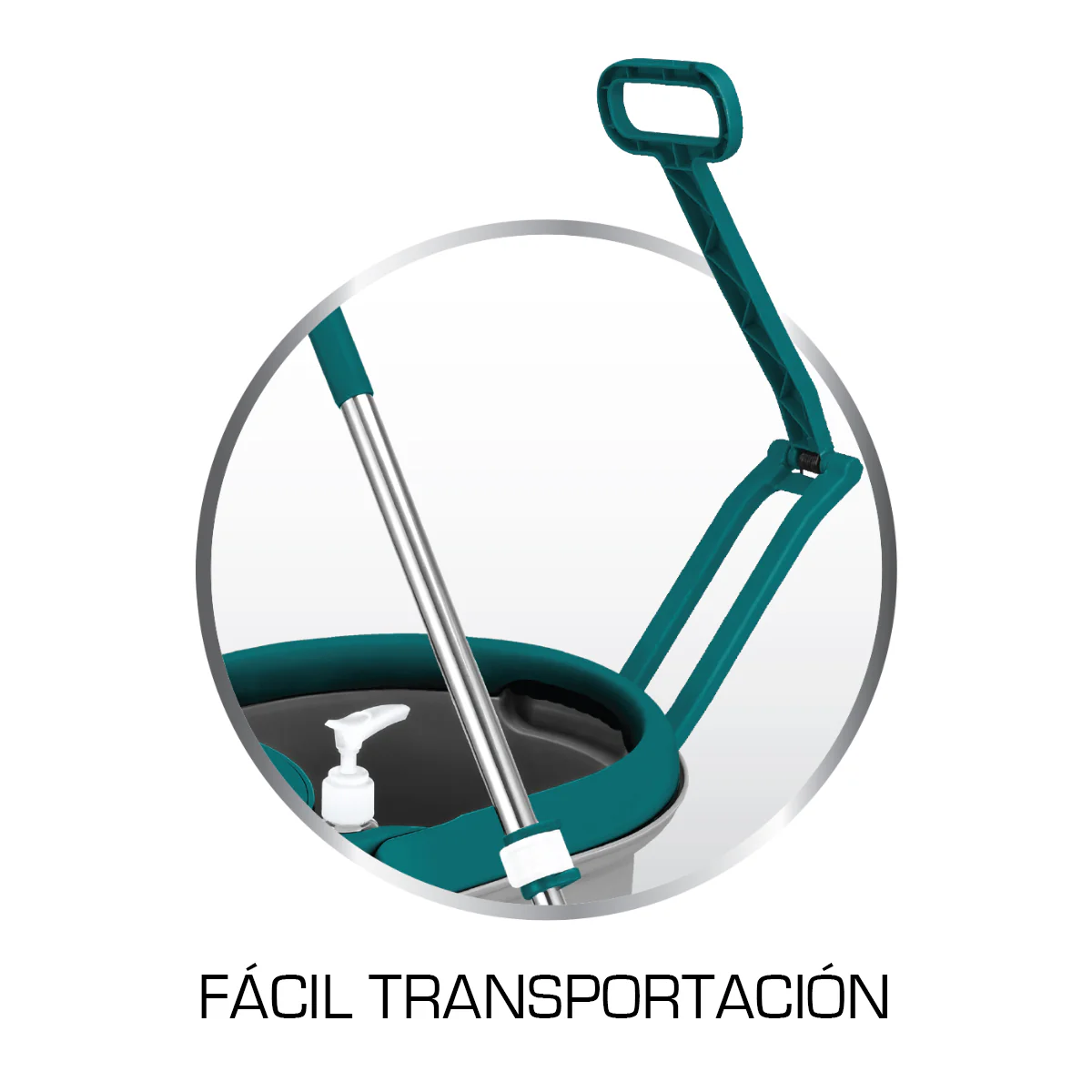 Trapeador Spin And Mop Giratorio Con Tina De 5 Lts - Image 3