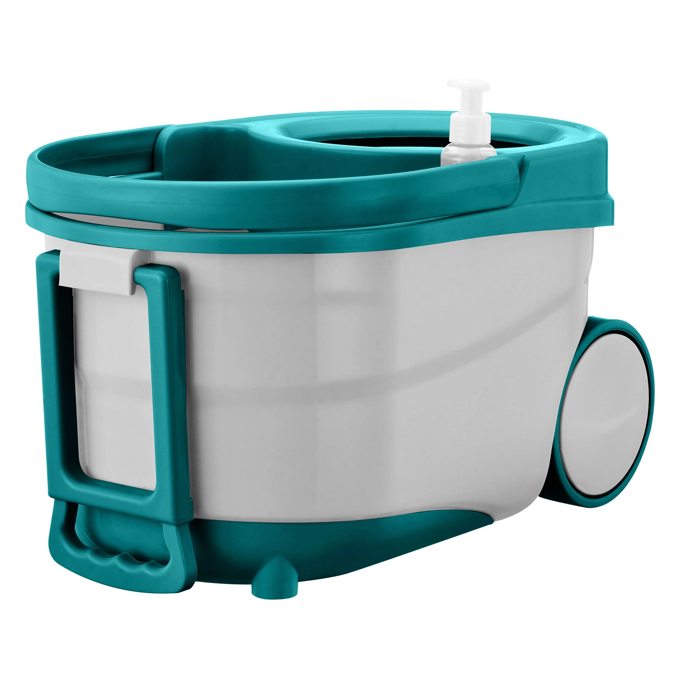 Trapeador Spin & Mop Max Con Tina Giratoria Inoxidable De 9 Litros - Image 2