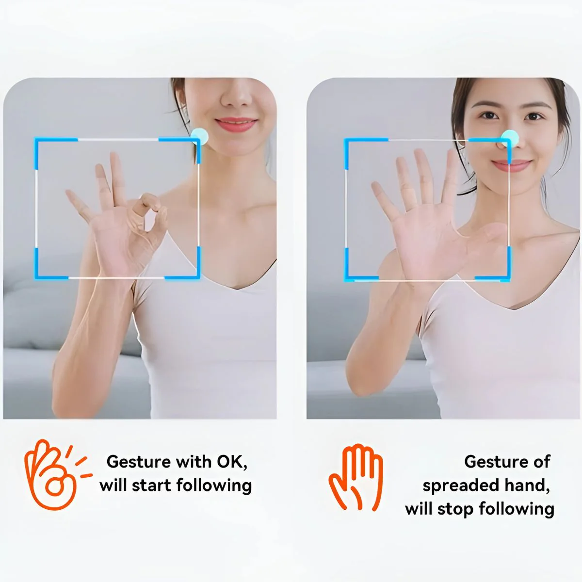 Trípode Inteligente Con Seguimiento Facial 360°. Auto Rotación Y Control Por Gestos. Ideal Para Vlogs O Videollamadas. Para Celular - Image 2