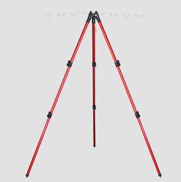 Tripode Soporte De Cañas De Pesca ROJO - Image 16