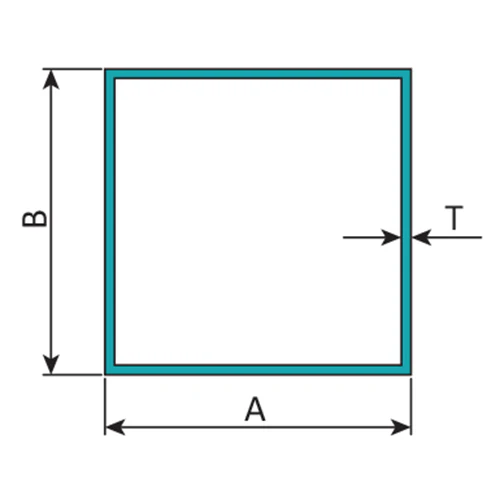 Tubo Cuadrado 4" X 4" Espesor 1.8 Mm. Largo 5.85 Mts. Acabado Lacado Blanco - Image 2