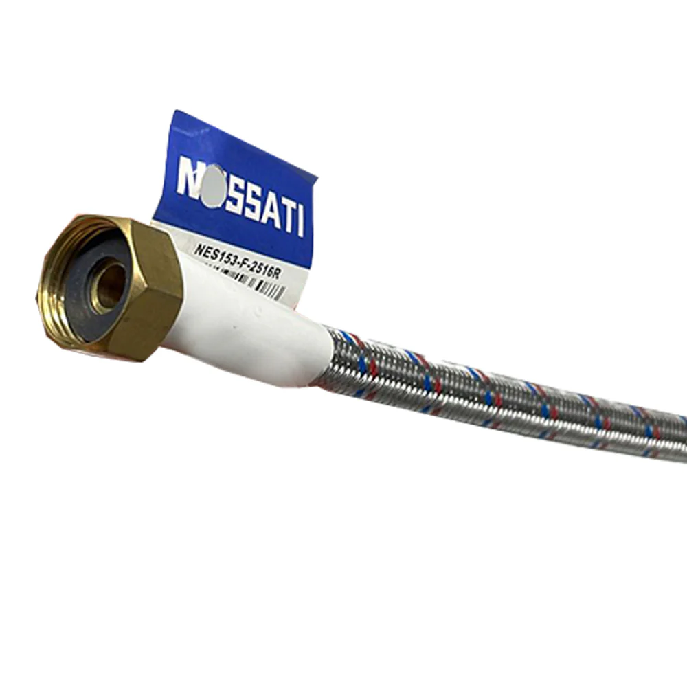 Tubo De Abasto Hembra 1/2" X Hembra 7/8" X 16" Flexible Inodoro NESSATI - Image 3