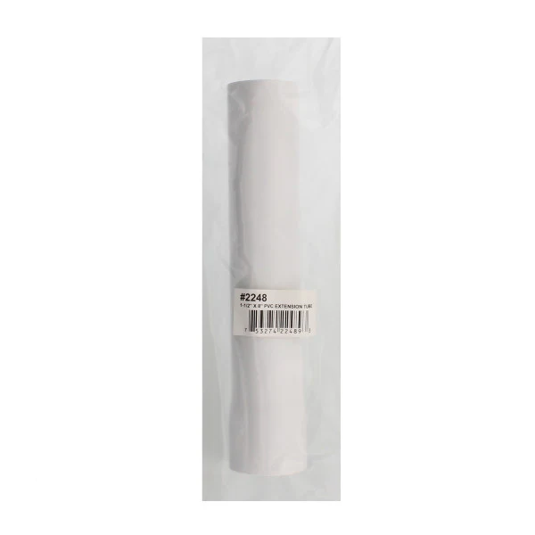 Tubo De Extensión De PVC De 1-1/2" X 8"  Para Trampas De Drenaje Tuberías - Image 2