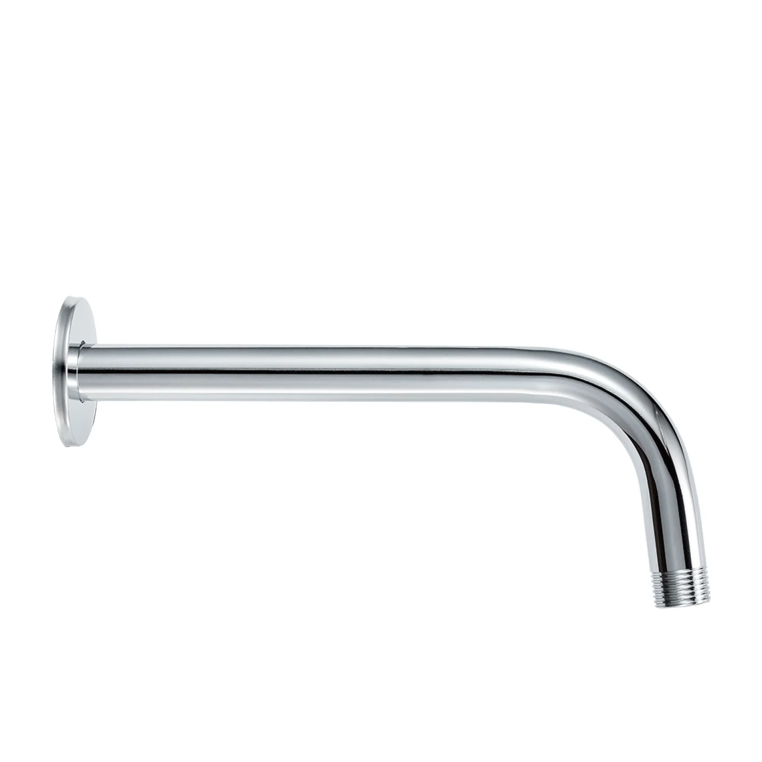 Tubo Para Ducha Con Chapetón Cromado Brillante. Brazo Para Regadera (30Cm). - Image 2