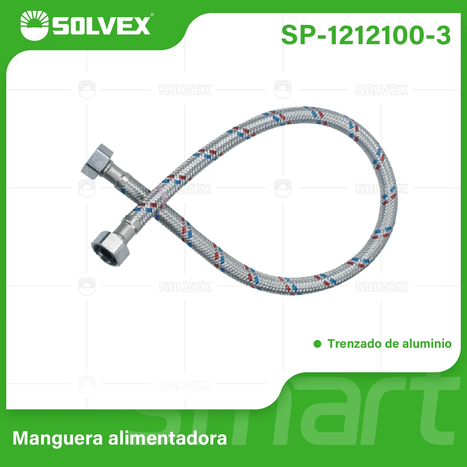 Tubos De Abasto Mangueras Flexibles De Aluminio Trenzado Con Tuercas Metálicas H1/2'' X H1/2''. - Image 4