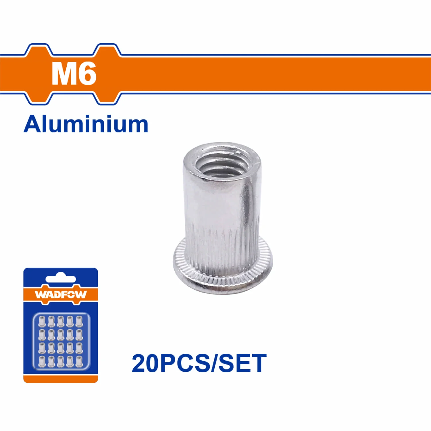 Tuercas Remachables De Aluminio Anodizado (Set De 20 Piezas) - Image 5