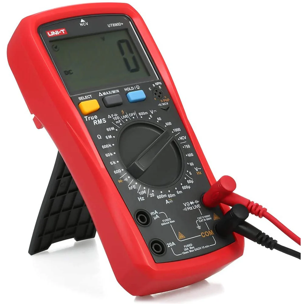 UNI-T UT890D+ Multímetro Digital De Verdadero Valor Eficaz (RMS) Eléctricos Prueba De Mano - Image 2