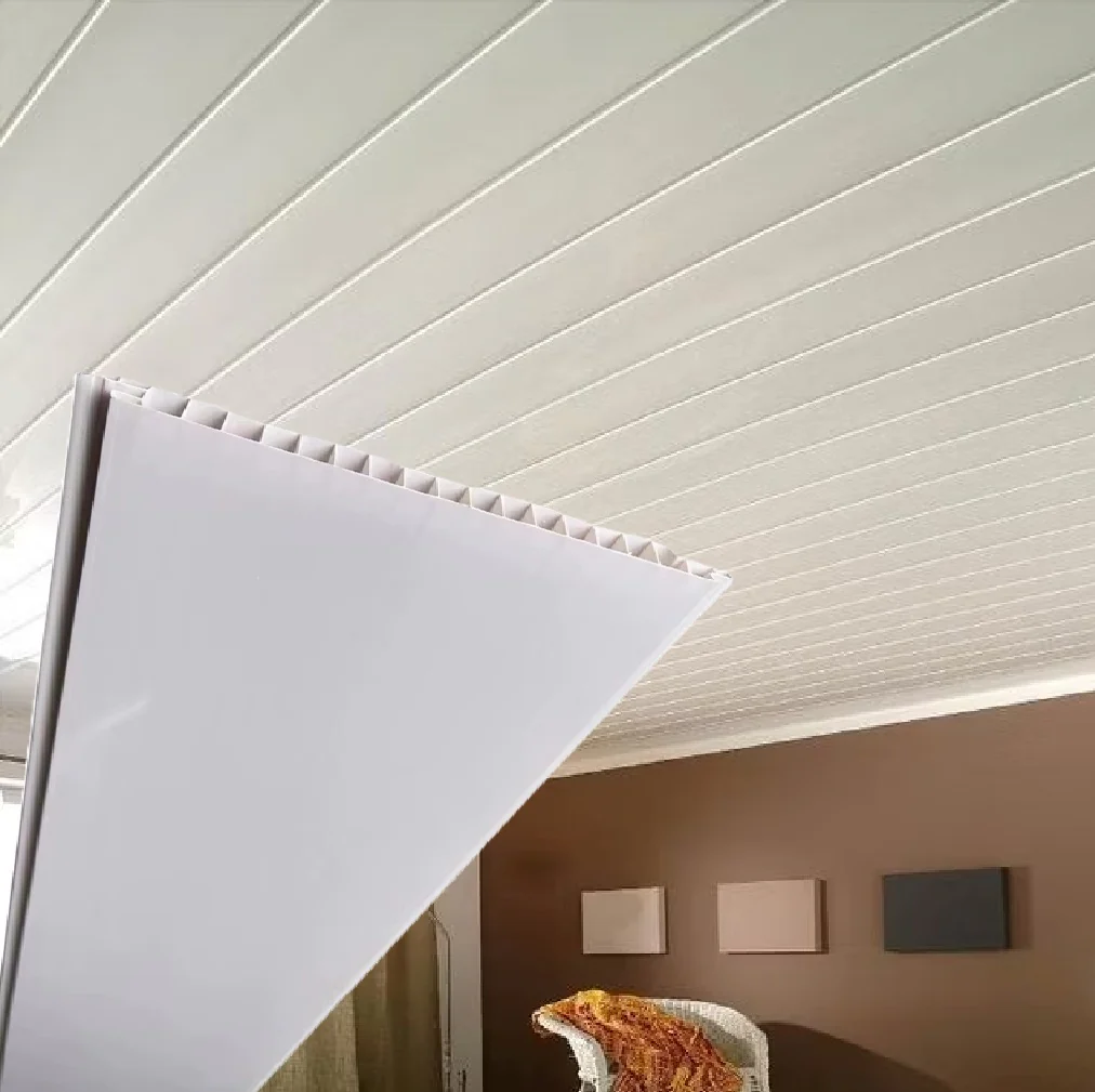 Union Tipo H Accesorio Cielo Raso PVC Techo Blanco 5.95M Resistente A Humedad Fácil Instalación Alta Durabilidad - Image 3