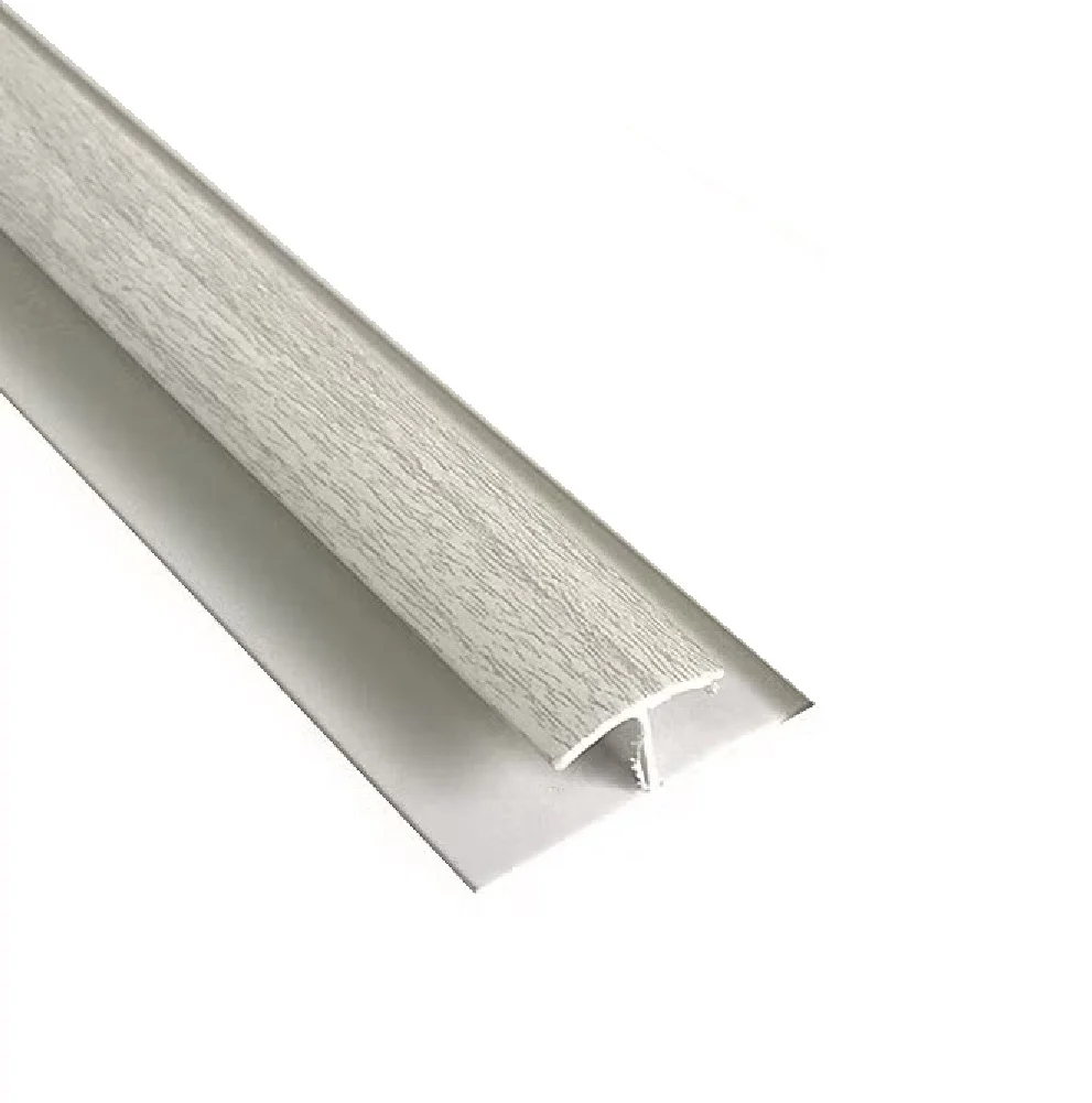 Union Tipo H Accesorio Cielo Raso PVC Techo Gris Madera  5.95M  Resistente A Humedad Fácil Instalación Alta Durabilidad