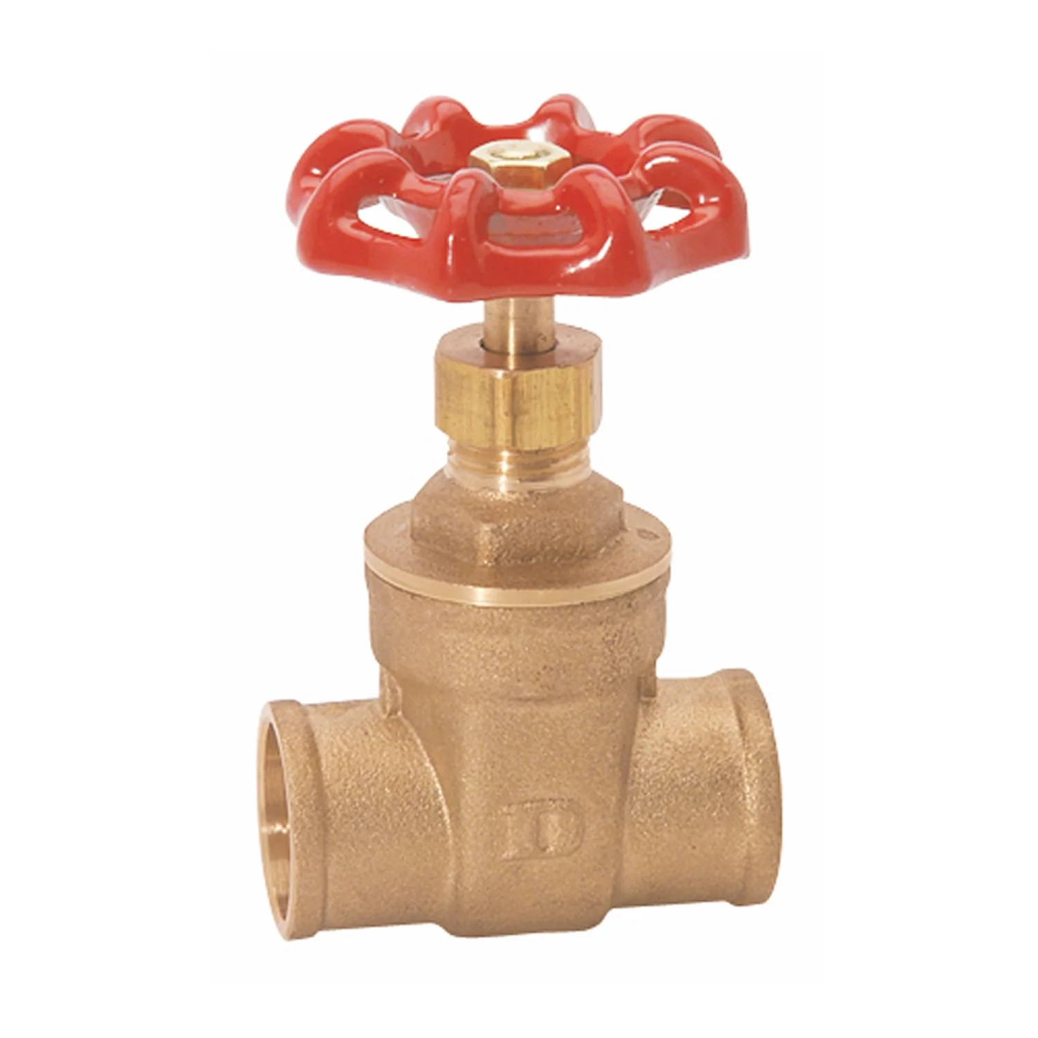 Válvula De Compuerta 1/2" De Bronce Para Soldar 200 PSI - Image 2