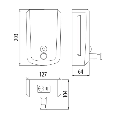 Valvula De Repuesto Para Dispensador De Jabon Liquido MAT09 - Image 2