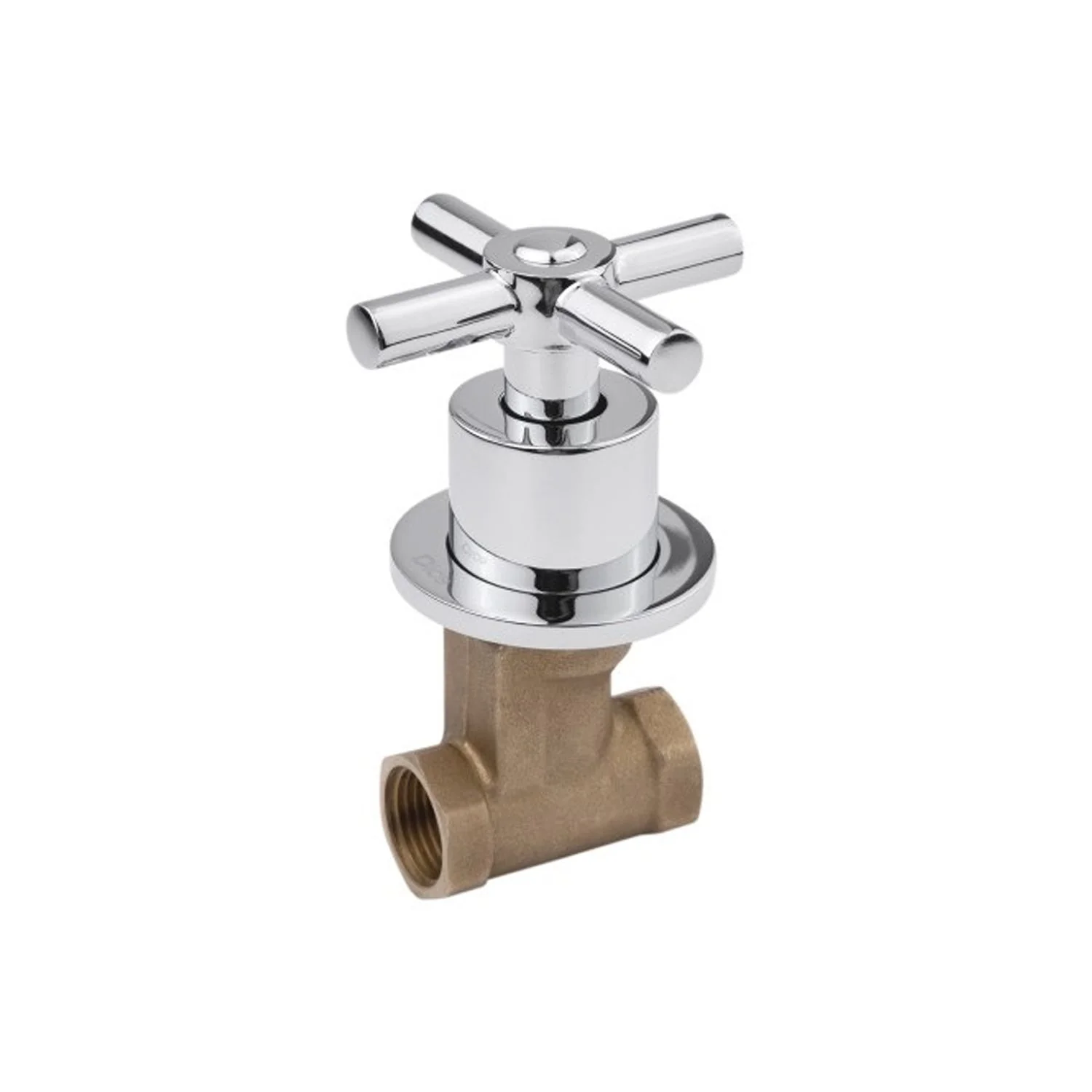 Válvula Llave Maneral Crucetas Para Ducha. (Derecho E Izquierdo) Para Empotrar En Regadera - Image 2