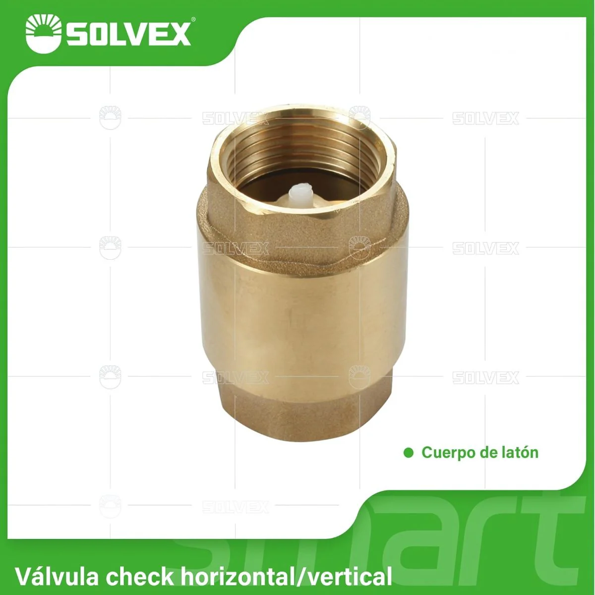 Válvulas Check De Latón Con Resorte Horizontal Y Vertical 200 PSI.